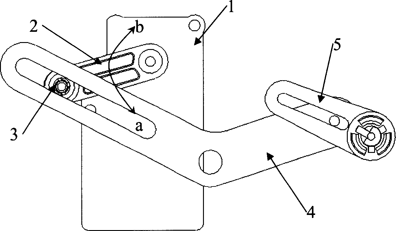Automobile air conditioner air door device