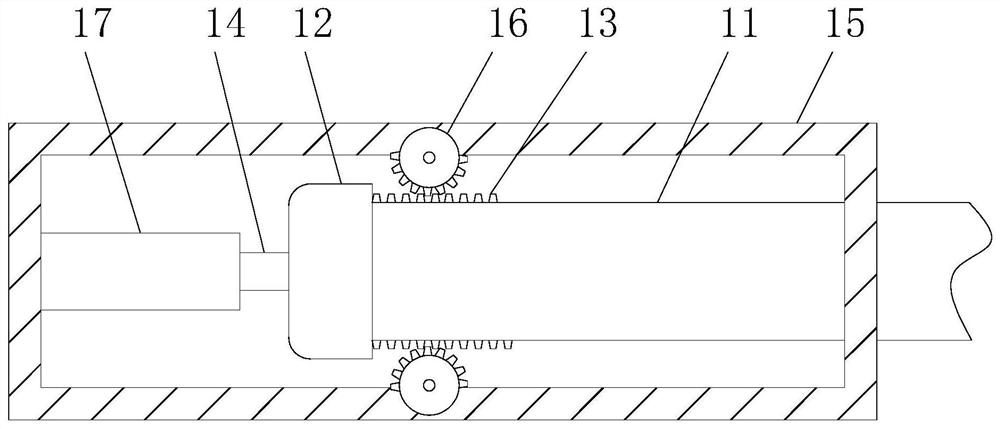 Elastic clamping mechanism for automatic calibrating device of electric energy meter