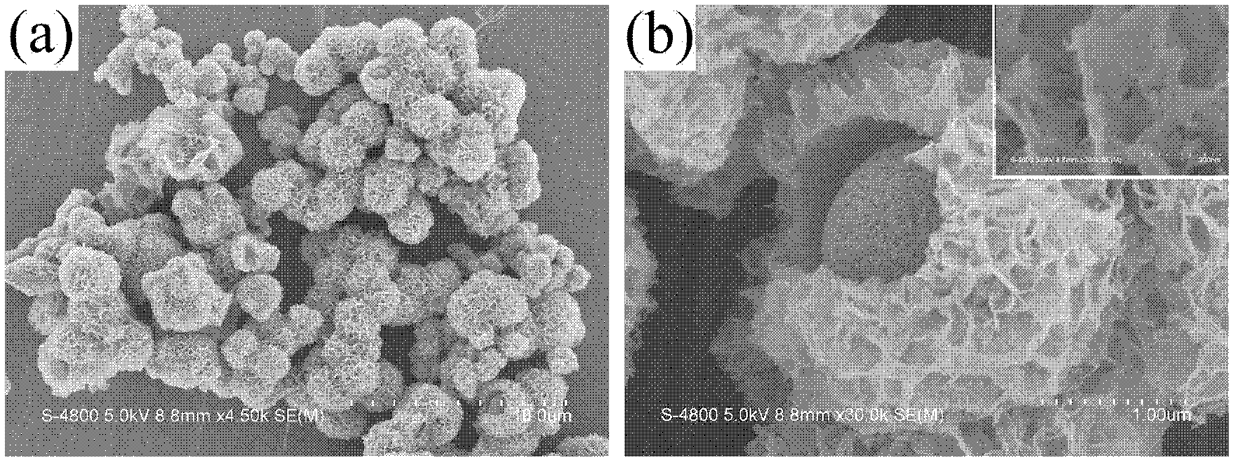 Preparation method and application of Fe3O4-Co3O4 porous magnetic composite material
