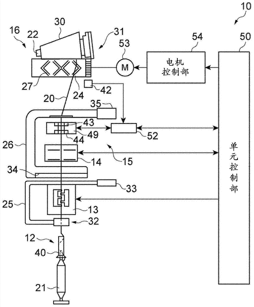 Line travel information acquisition device