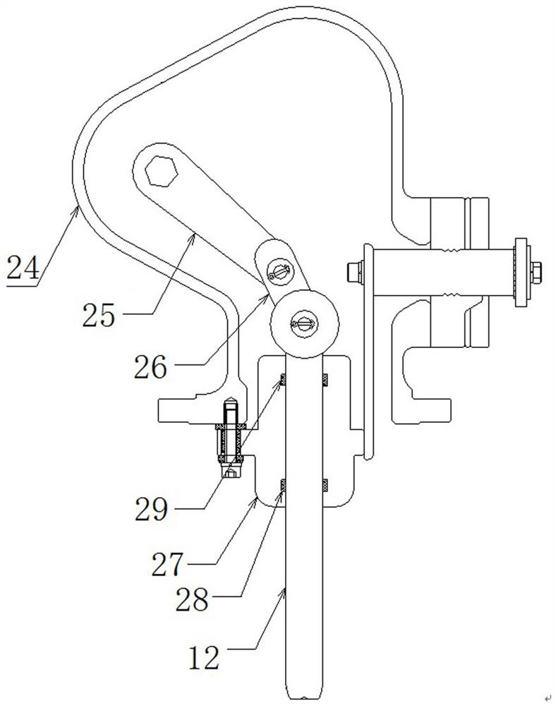 An isolating grounding switch and gis equipment using the isolating grounding switch