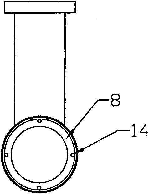 Air discharge system of motorboat engine