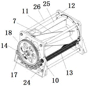 Method and device for cleaning camellia oleifera shell seeds with toothed rollers