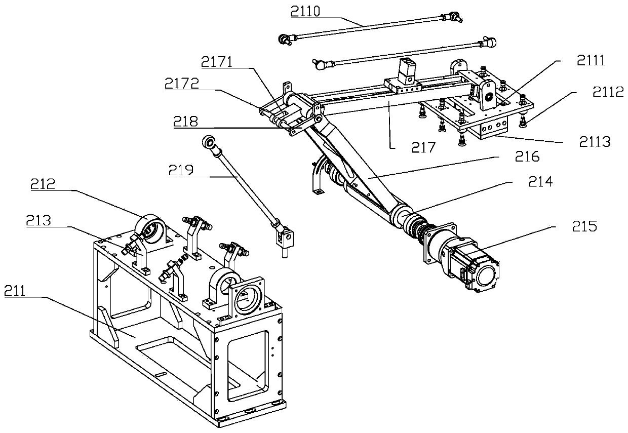 Lithium battery pole piece laminating device