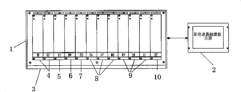 Microcomputer control system of electric-wheel truck