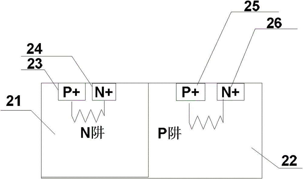 Silicon controlled rectifier used for ESD protection