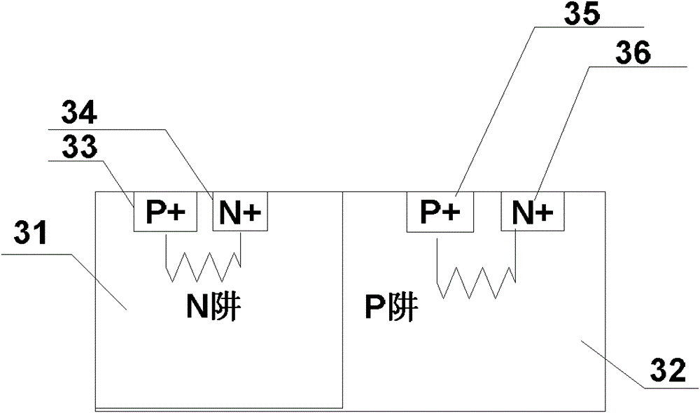 Silicon controlled rectifier used for ESD protection