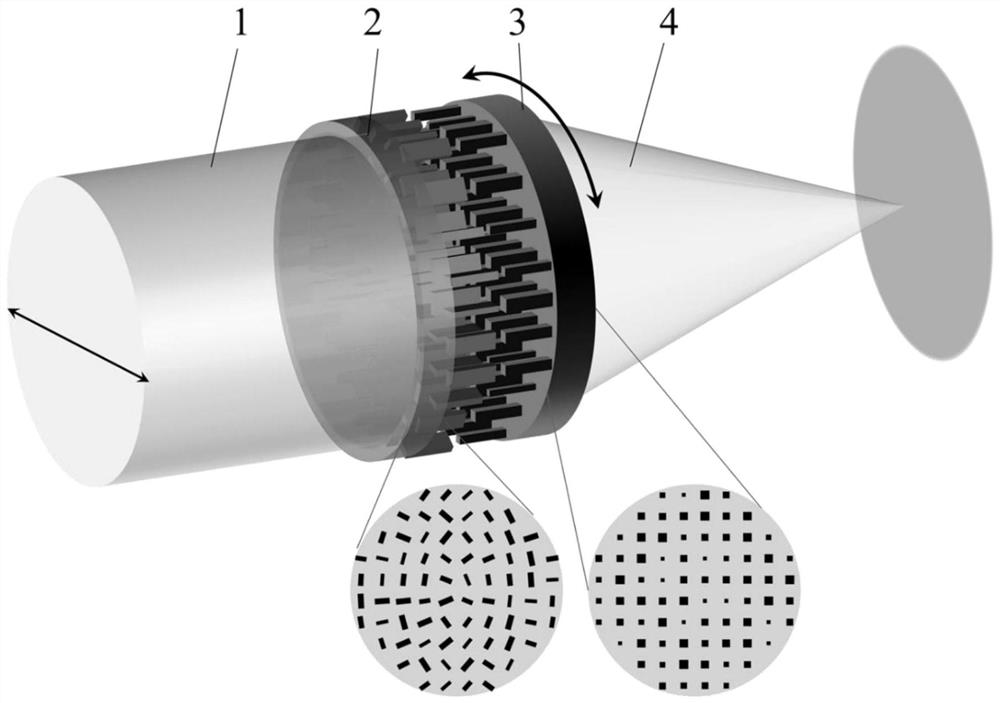 A continuous zoom lens for generating cylindrical vector beams and its design method