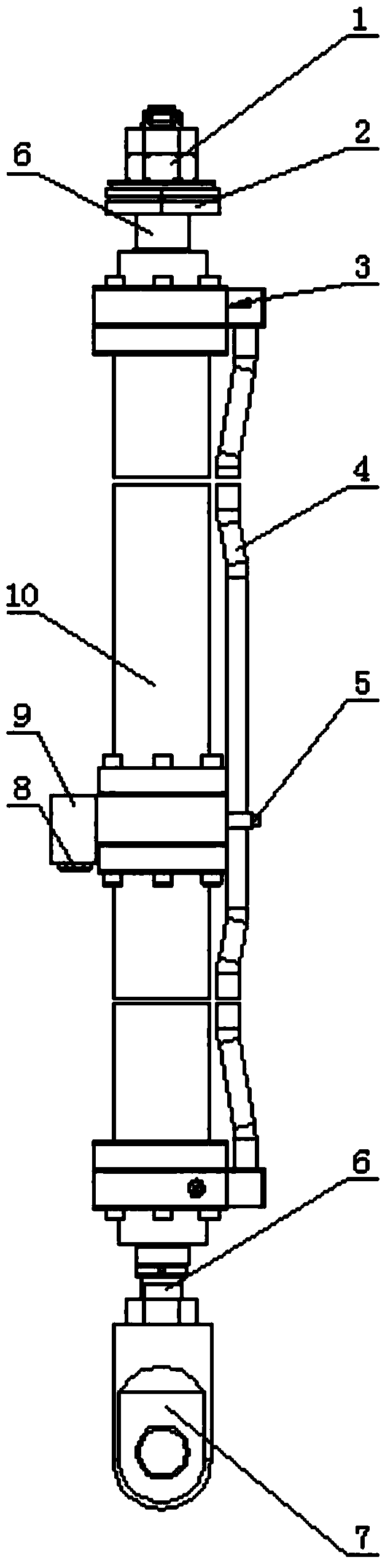 A hydraulic pumping unit