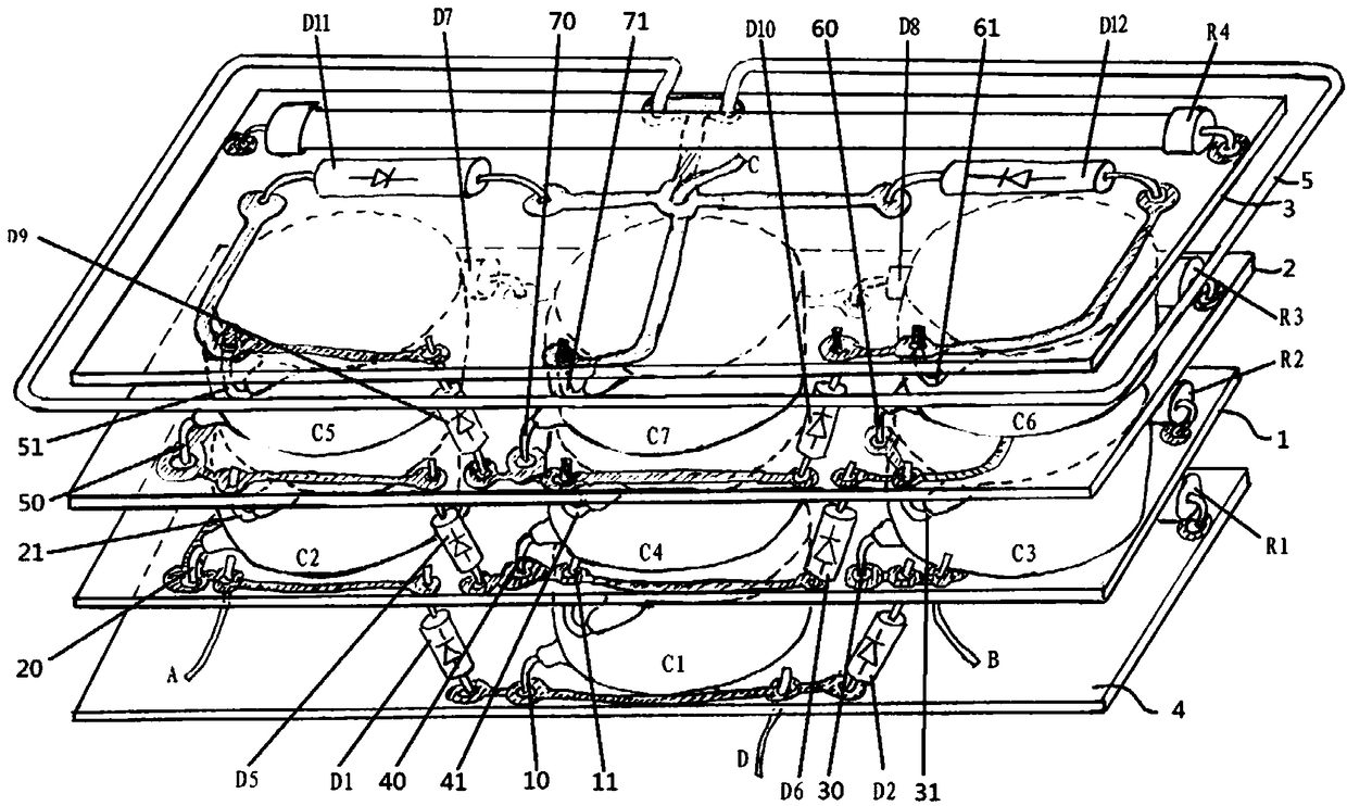 Voltage doubler rectifier circuit circuit entity system