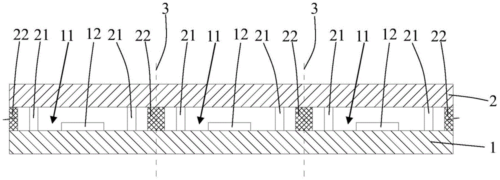 Packaging structure and preparation method of OLED (organic light emitting diode) panel