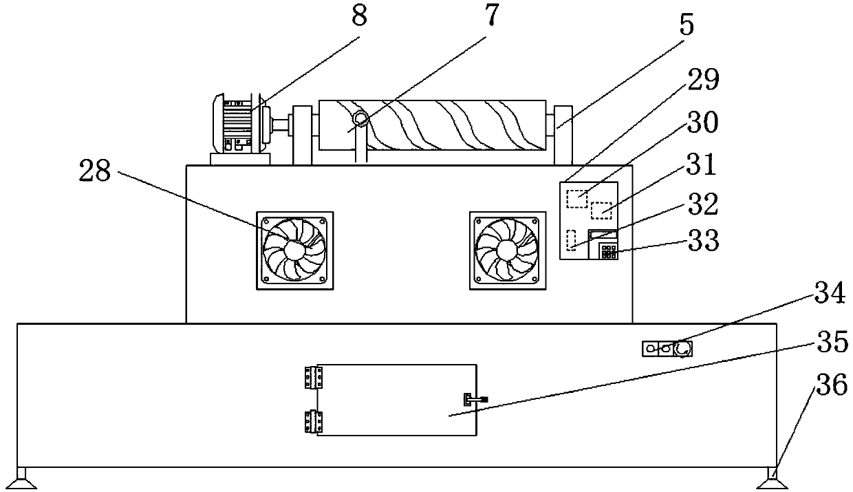 Automobile part cooling device