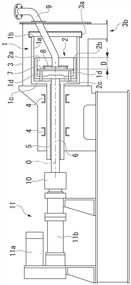 Centrifugal separation device and centrifugal separation method