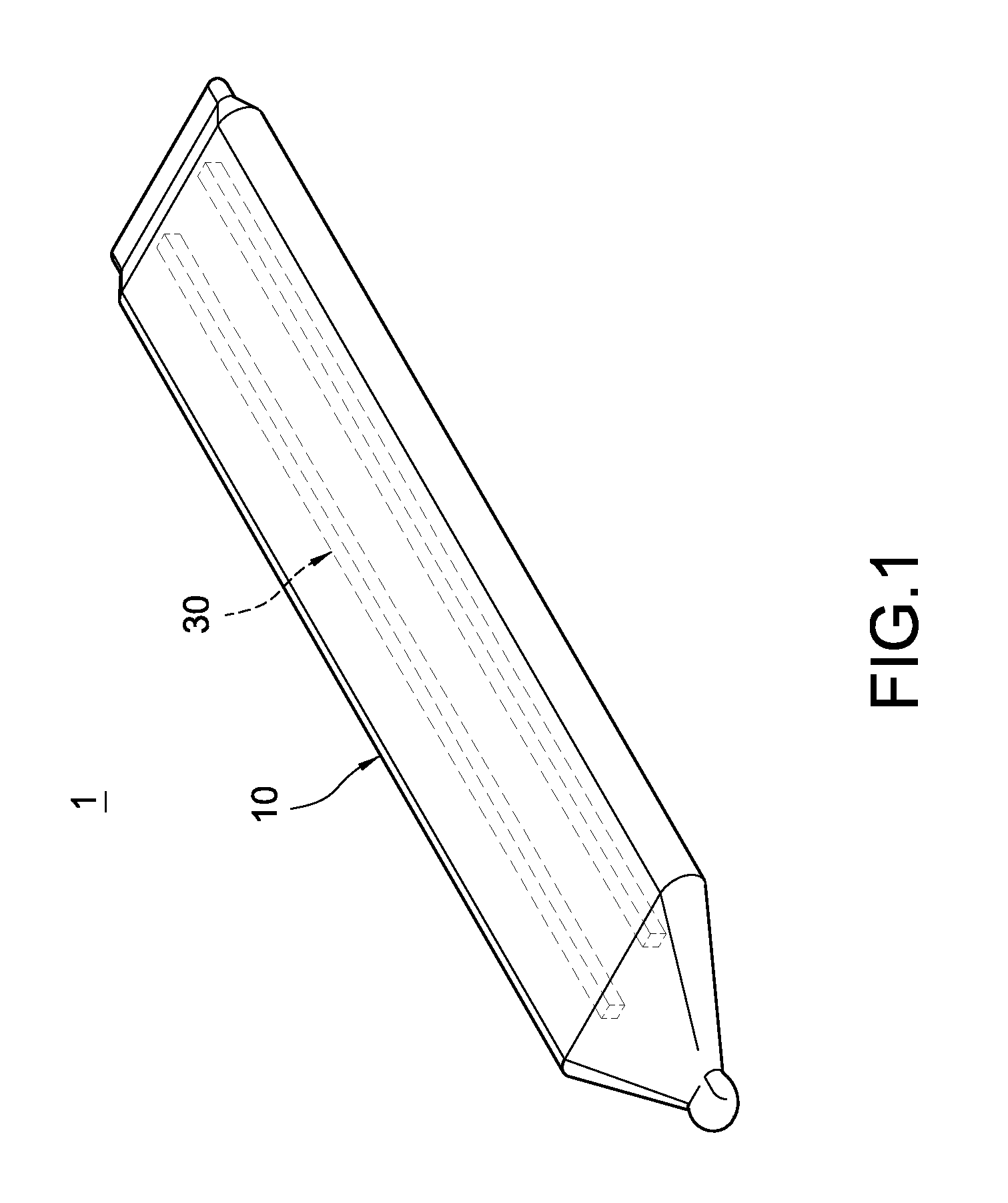 Thin-type heat pipe structure