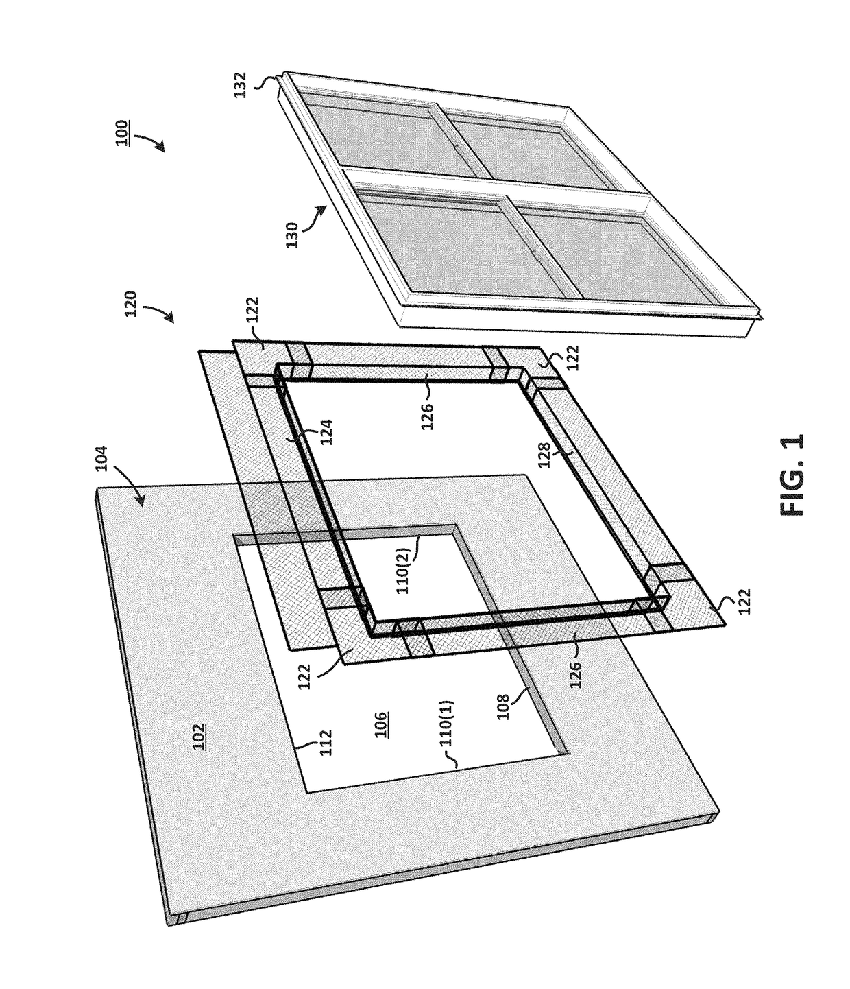 Three-dimensional prefabricated flashing scaffolding system