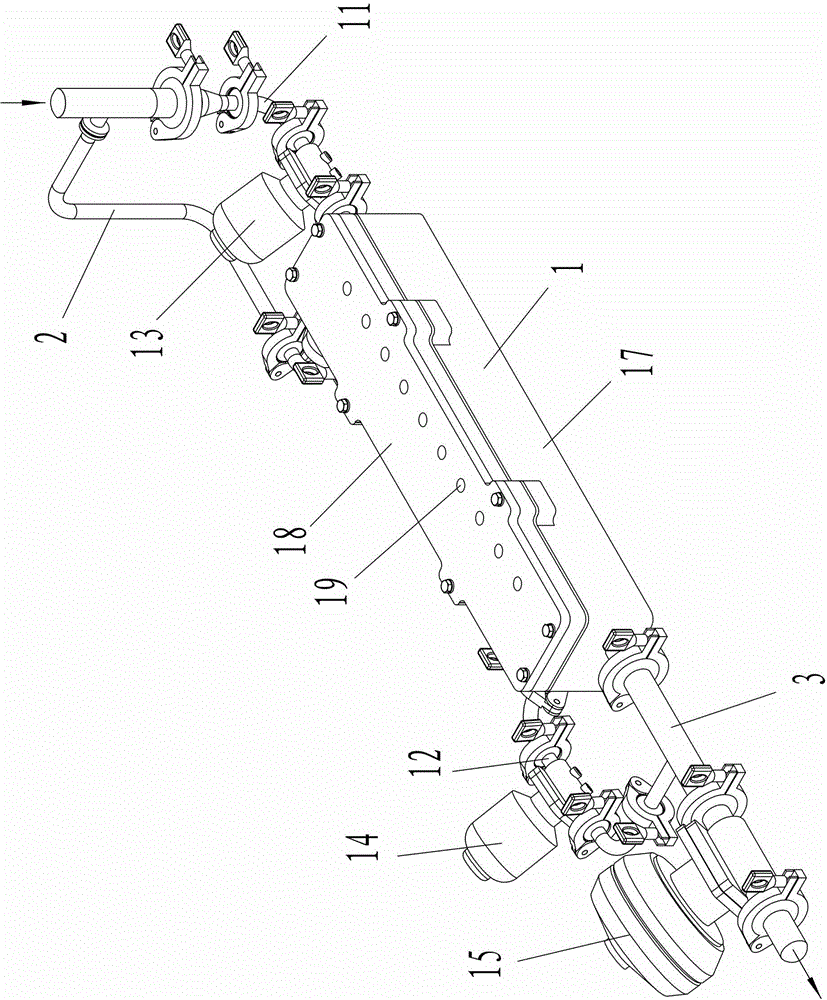 Water tank assembly for irrigating needle online cleaning and sterilizing