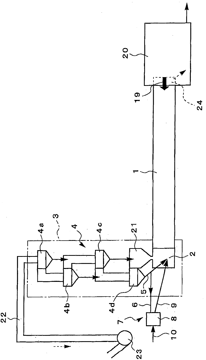 Cement clinker manufacturing device and manufacturing method