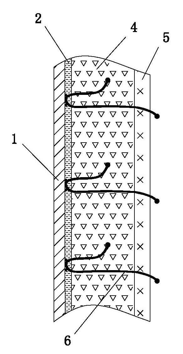 High-temperature-resisting anti-corrosive thermal-insulation composite lining structural member and manufacturing method thereof