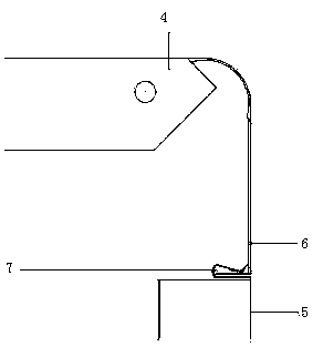 Novel refrigerator side panel splicing structure