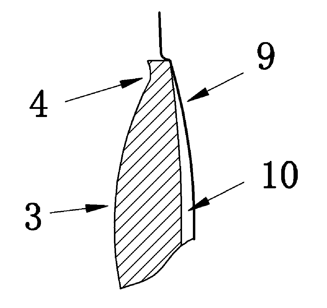 Posterior chamber type artificial crystal