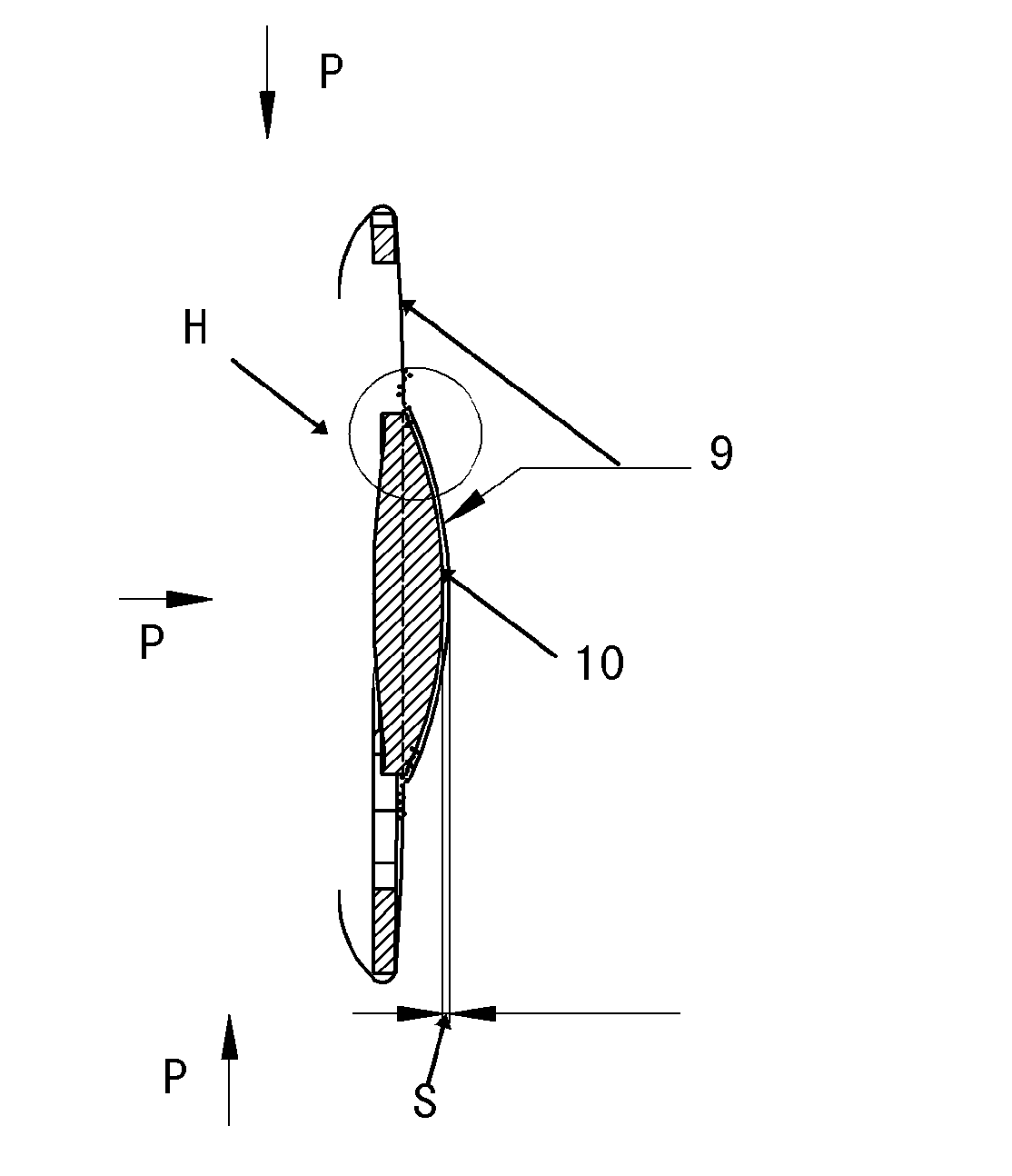 Posterior chamber type artificial crystal