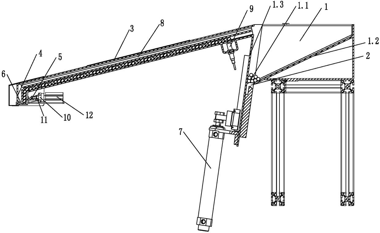 Automatic arranging and feeding device