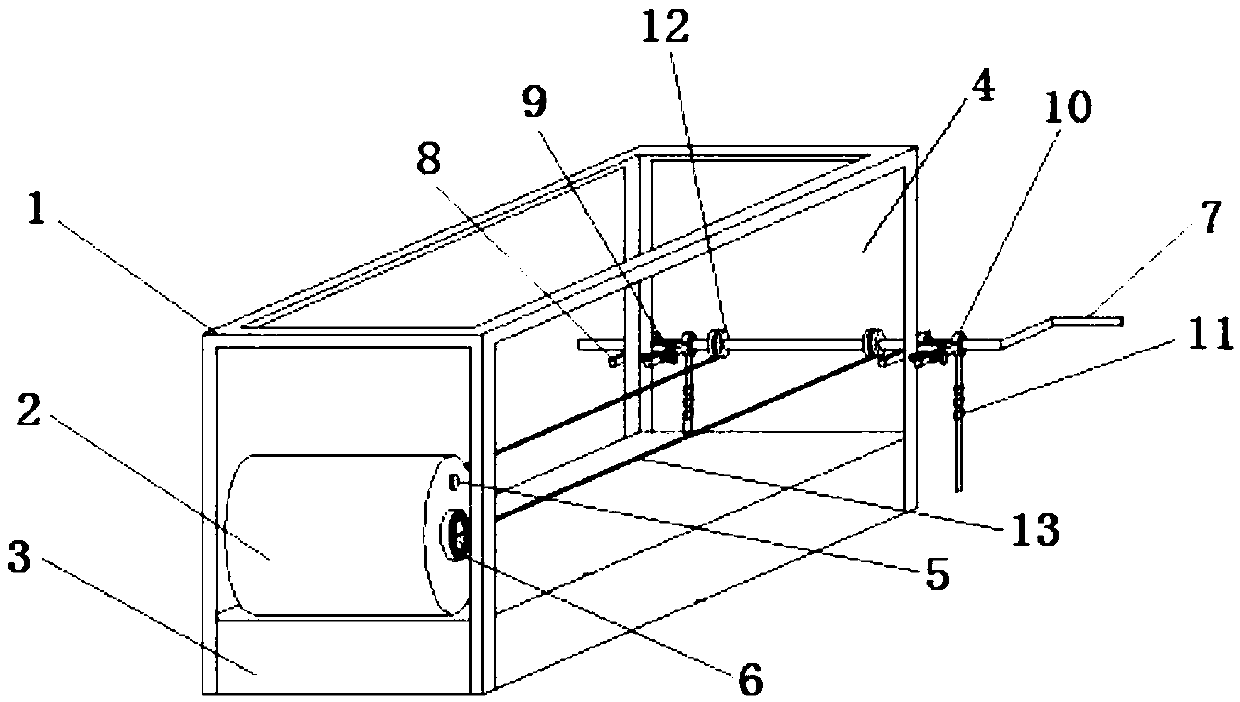 Hand-operated geologic model test soil body layering grinding device