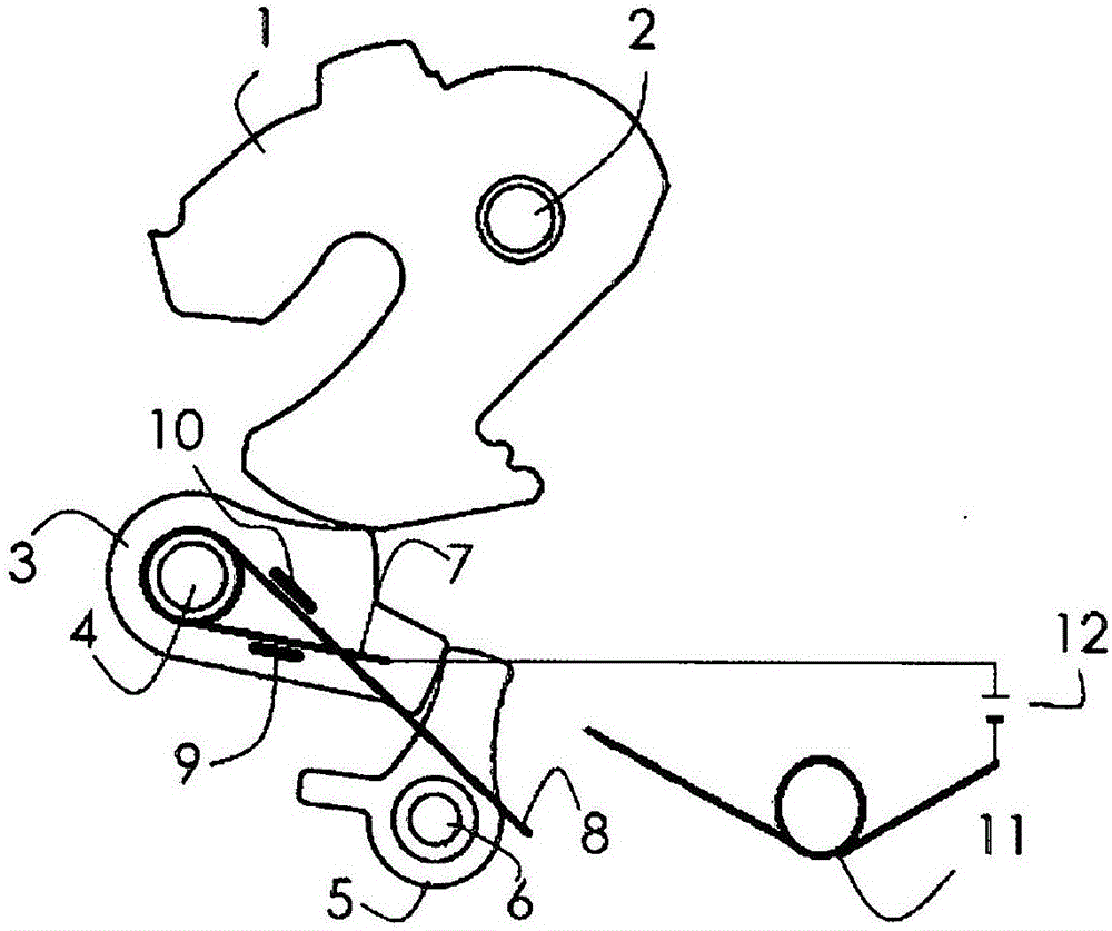 Motor vehicle lock with microswitch