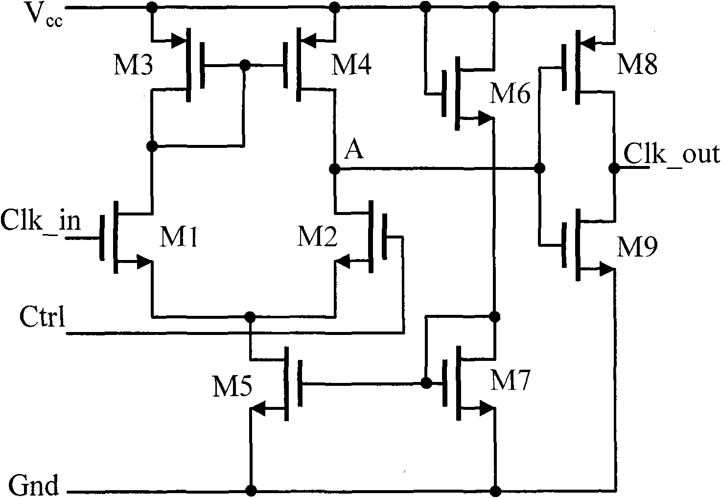 High-speed bidirectional clock tree circuit applied to ultrahigh-speed analog-to-digital converter