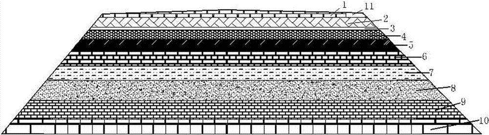 Road surface pavement construction method with graphene thin film