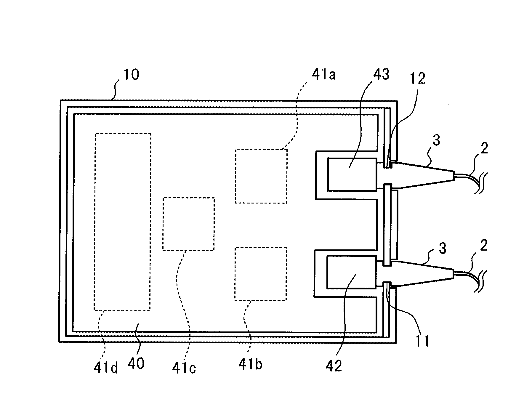 Optical transceiver and projection covering member