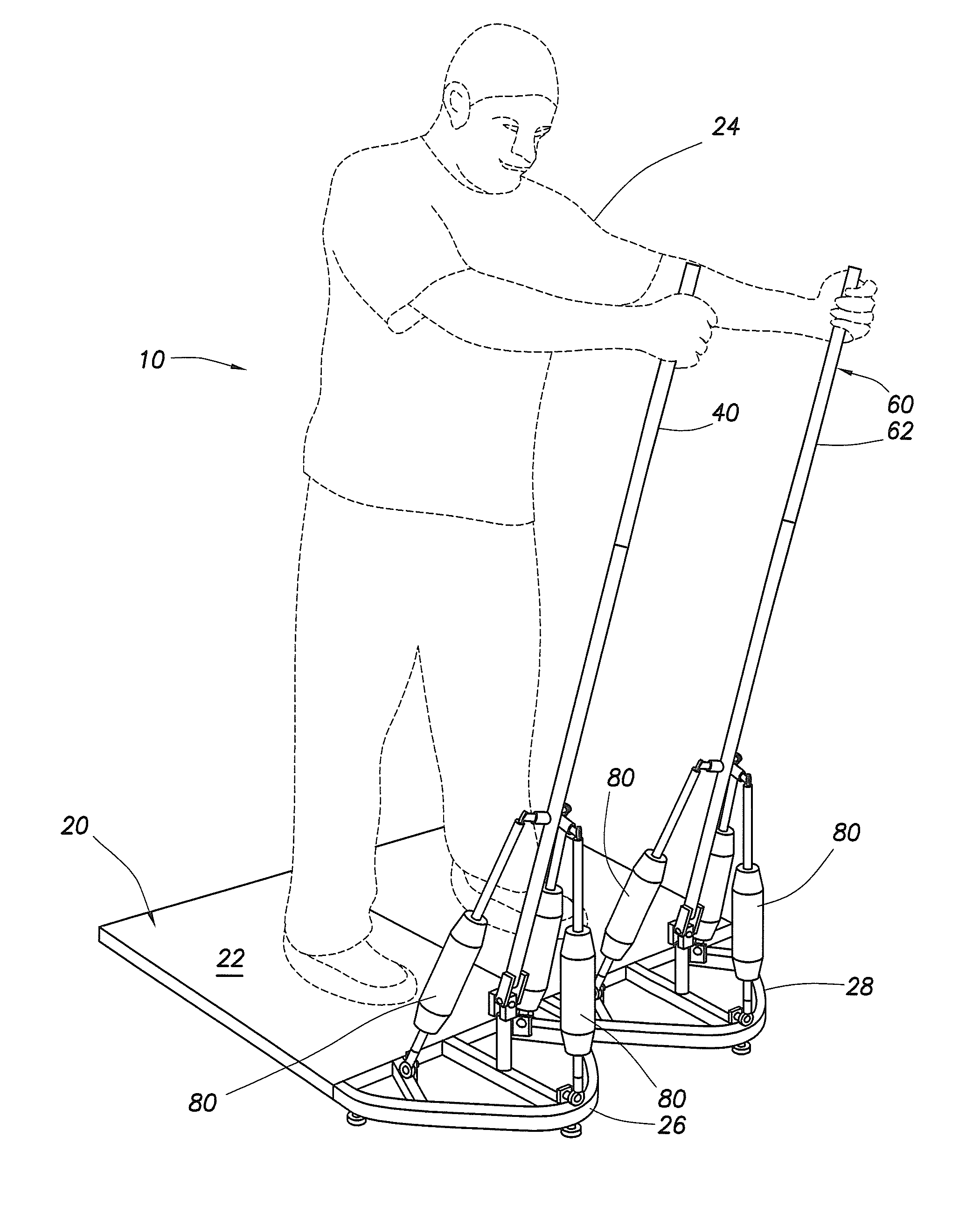 Strength and balance exercise apparatus
