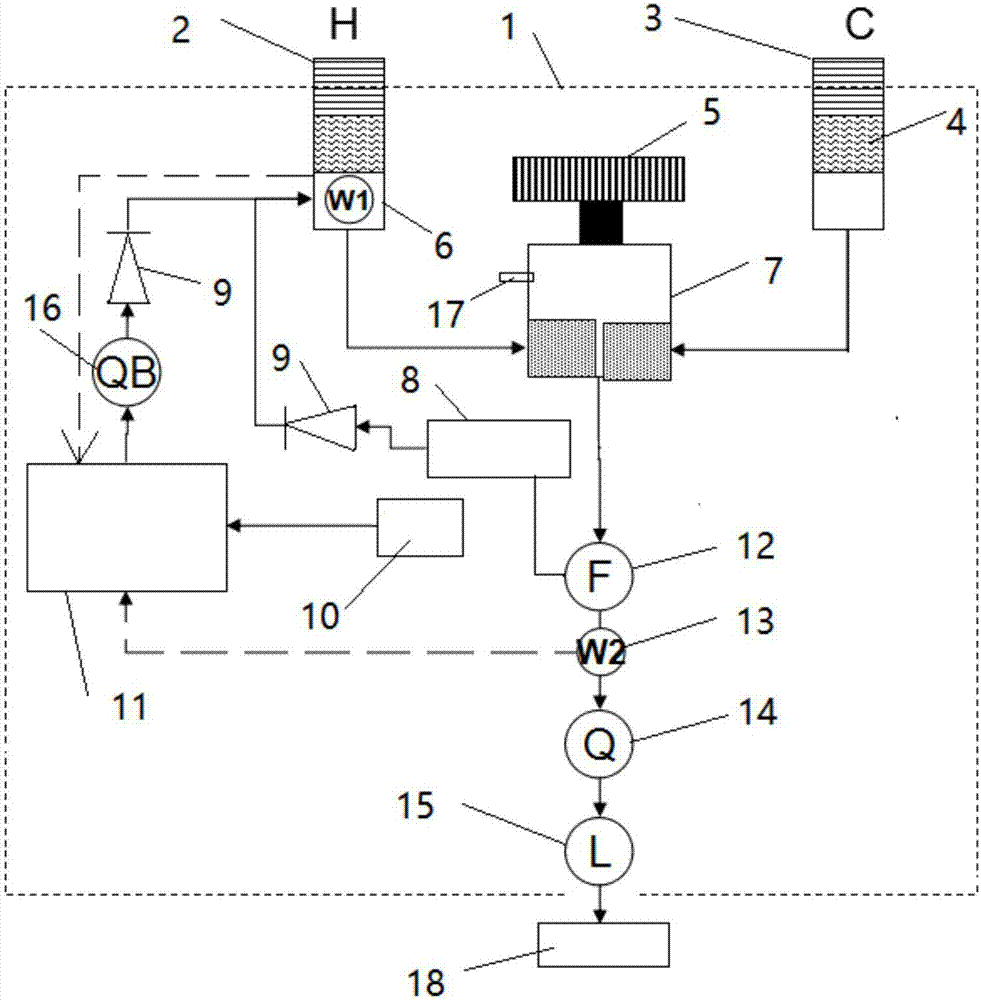 Constant-temperature water saving bathing device