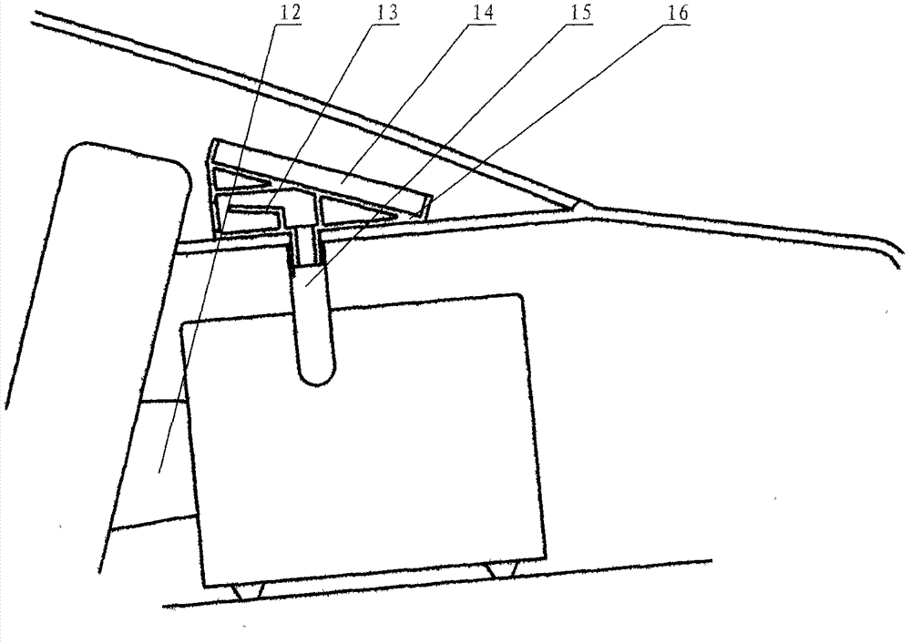 Reserve type temperature reducer for sedan and working process of reserve type temperature reducer