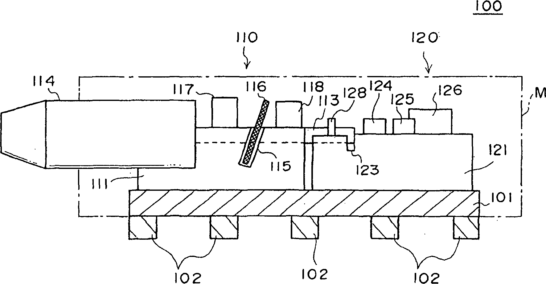Optical module and method for manufacturing same
