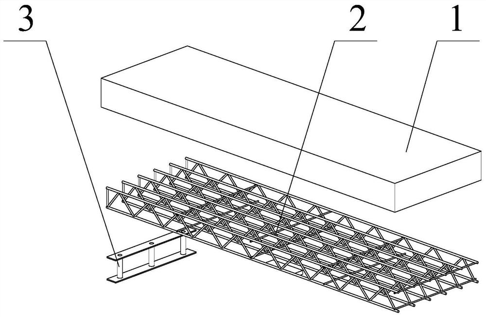 Manufacturing method of fabricated floor slab with connecting members