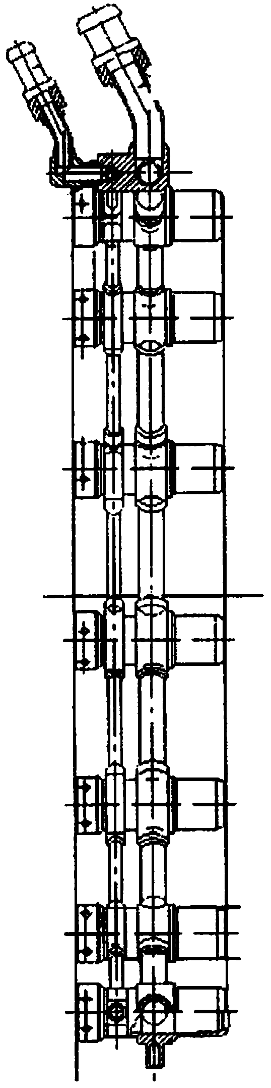 Method for machining fuel manifold with nozzles and of welding structure