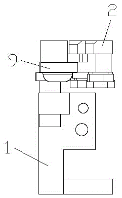 Sinker triangle structure for adjustable and energy-saving sinker device of single-double system flat knitting machine