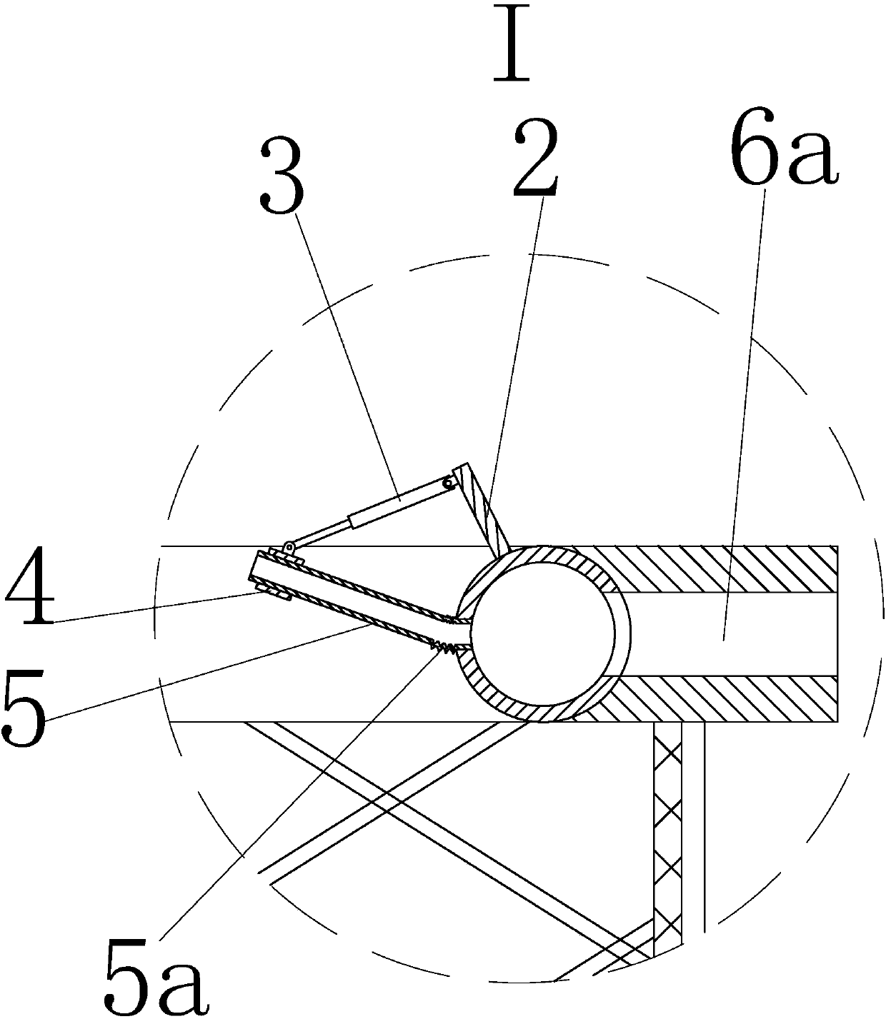 Bathing device aiming at bathing infant