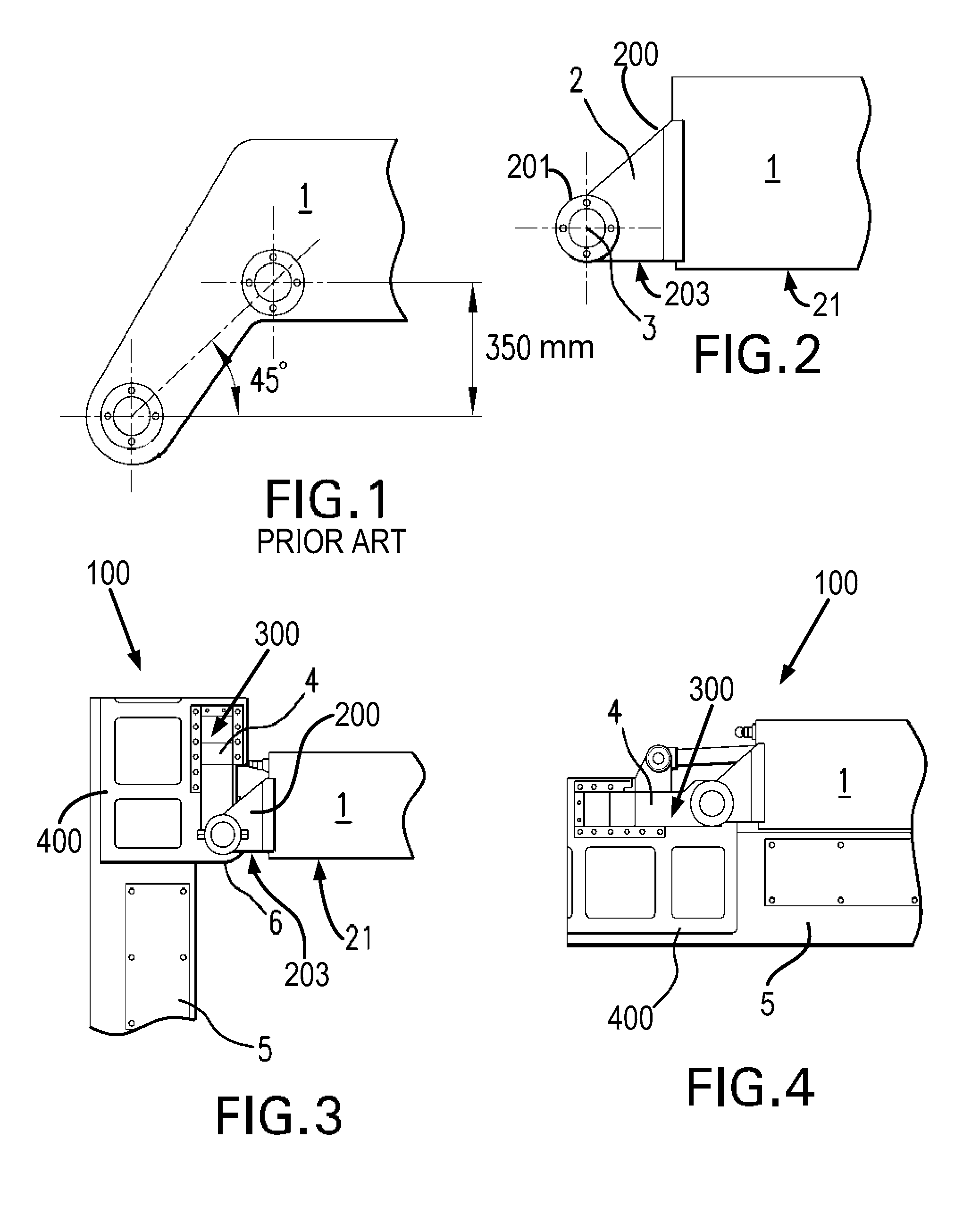 Arm folding mechanism for use in a vehicle-mounted radiation imaging system