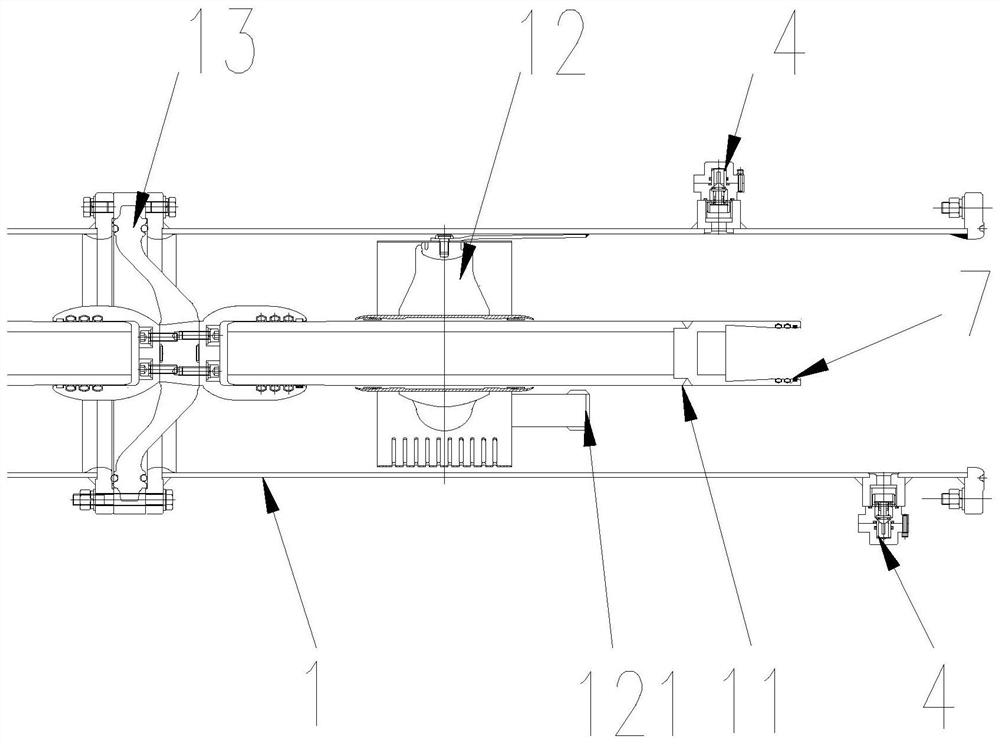 Gas insulated transmission line contact life test device