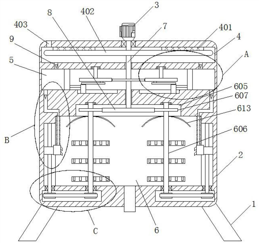 Drying device for beam splitter prism processing