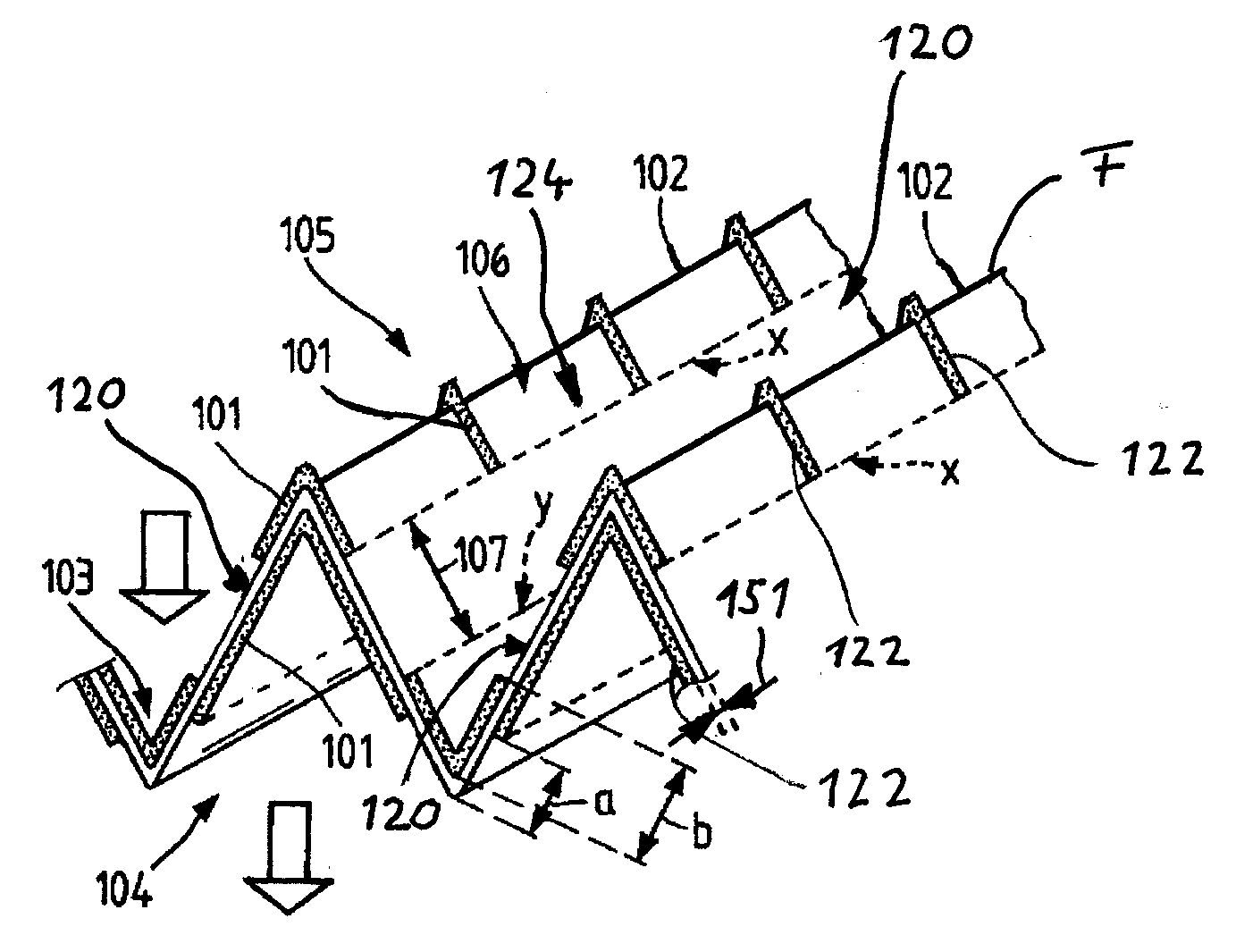 Filter for Filtering Fluids