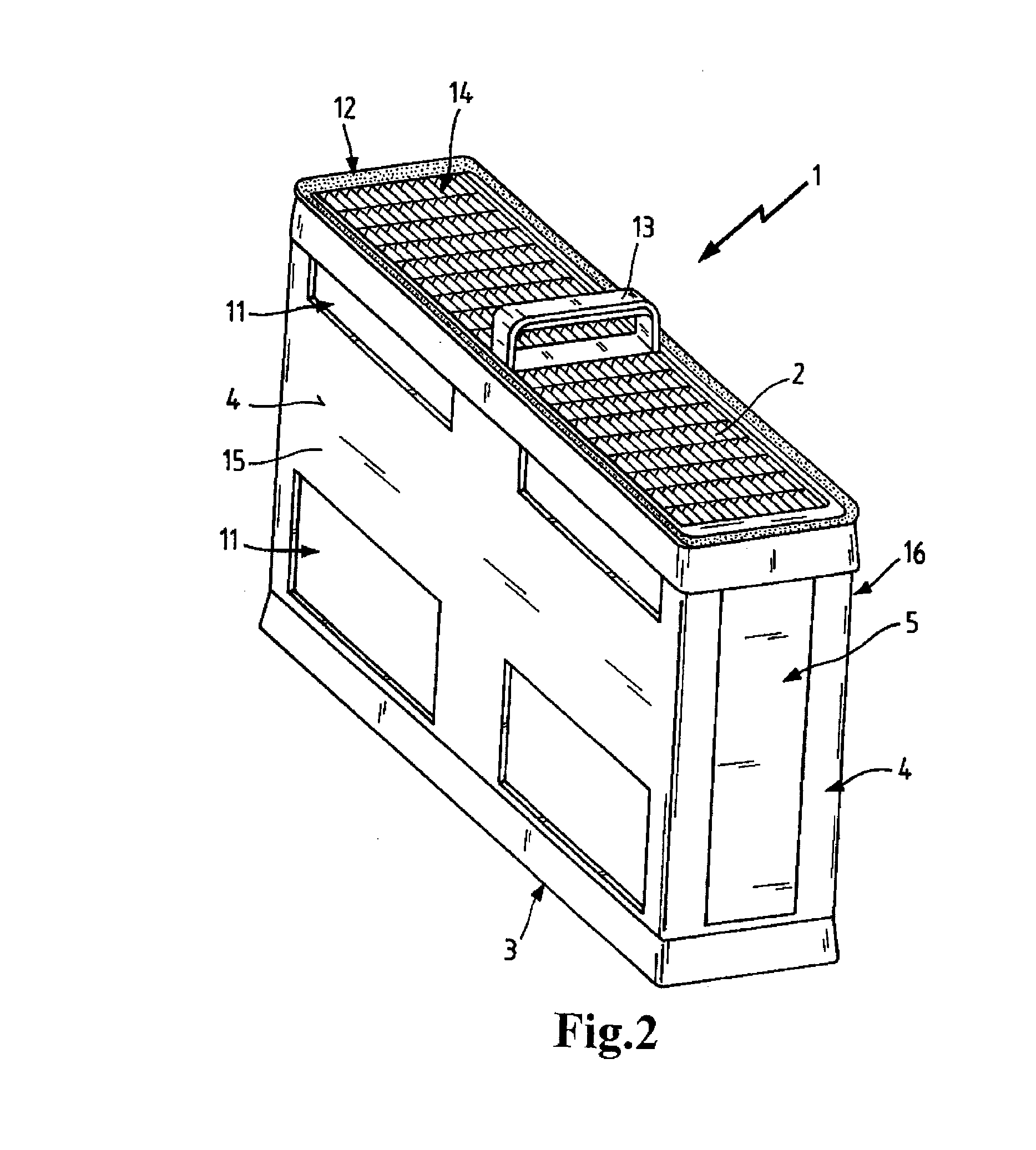 Filter for Filtering Fluids