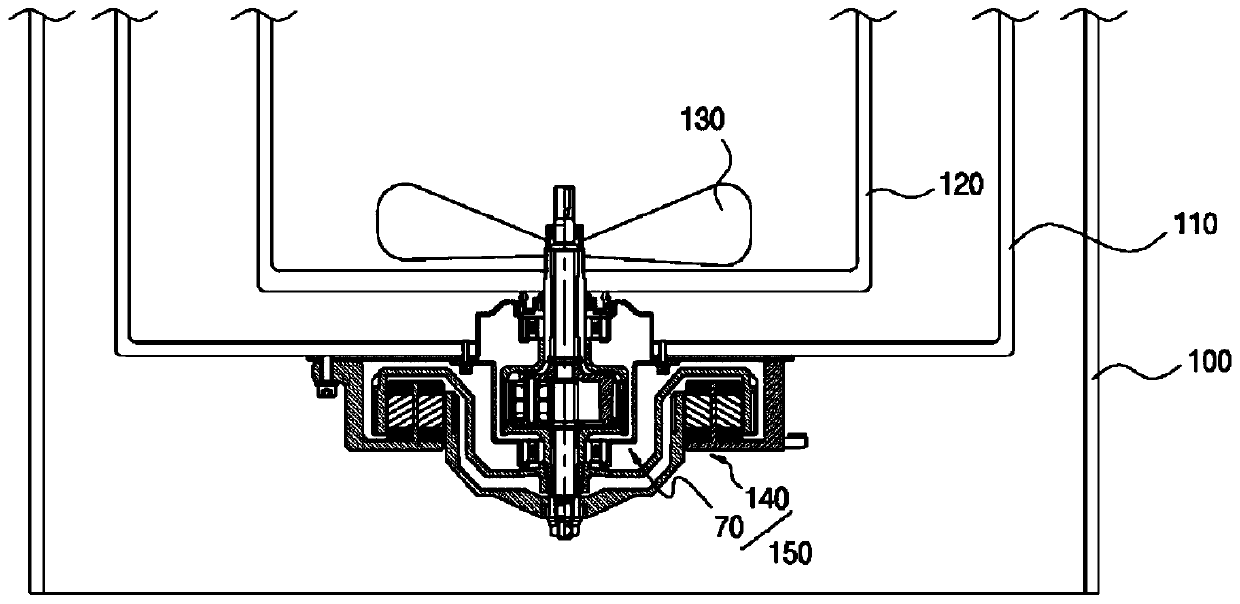 Washing machine driving device, washing machine having the same, and washing machine driving method