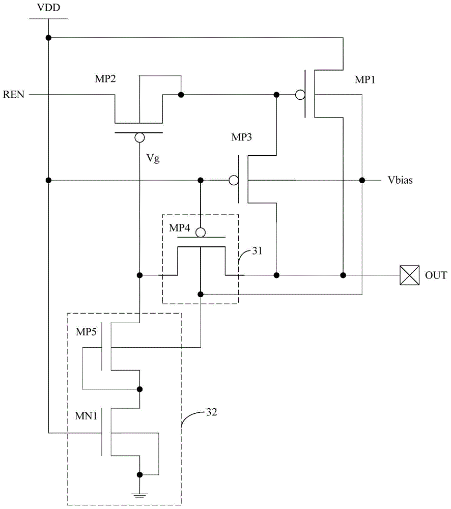 Pull-up resistor circuit