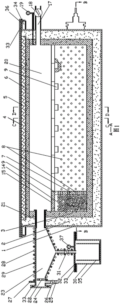 Aluminum industry solid waste recovery/petroleum coke high-temperature desulphurization device and using method thereof