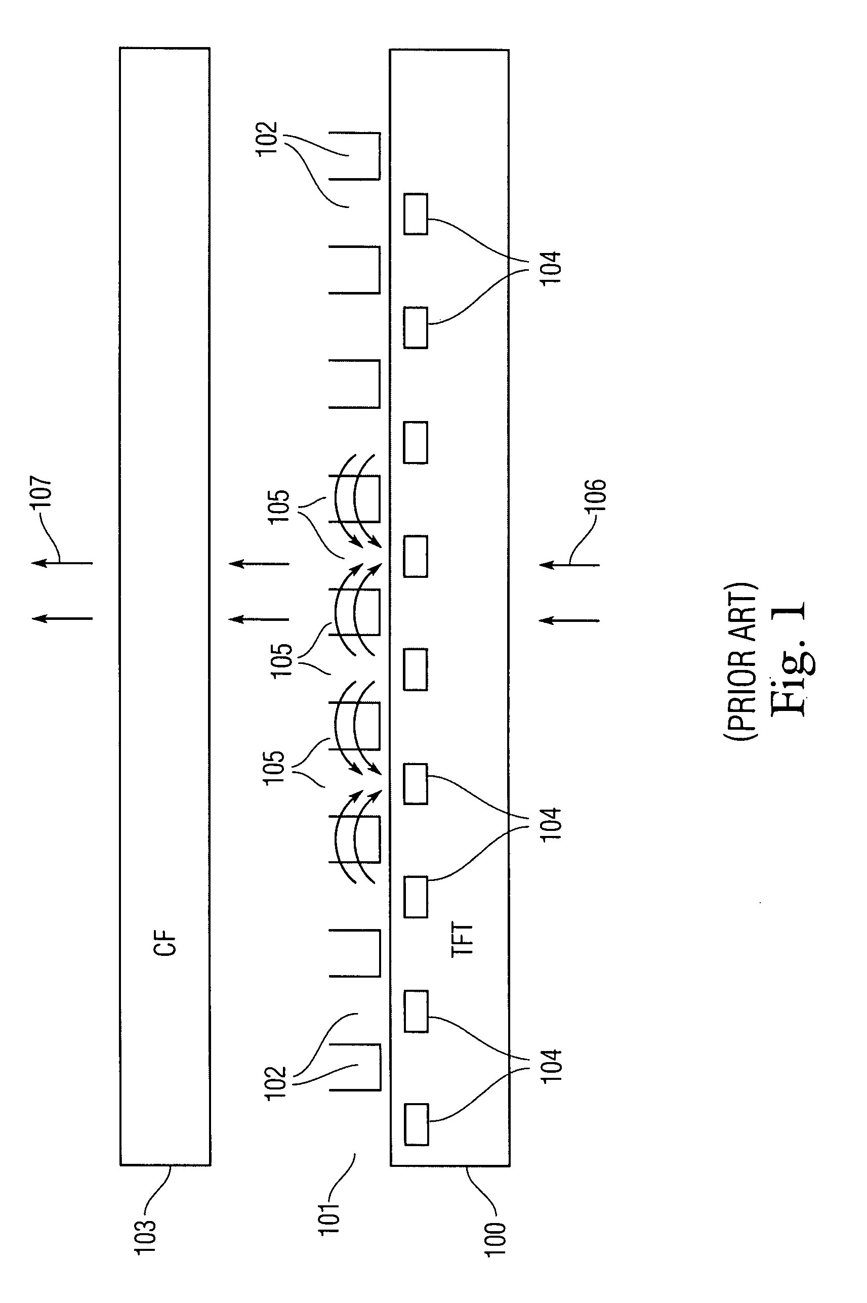 Integrated in-plane switching display and touch sensor