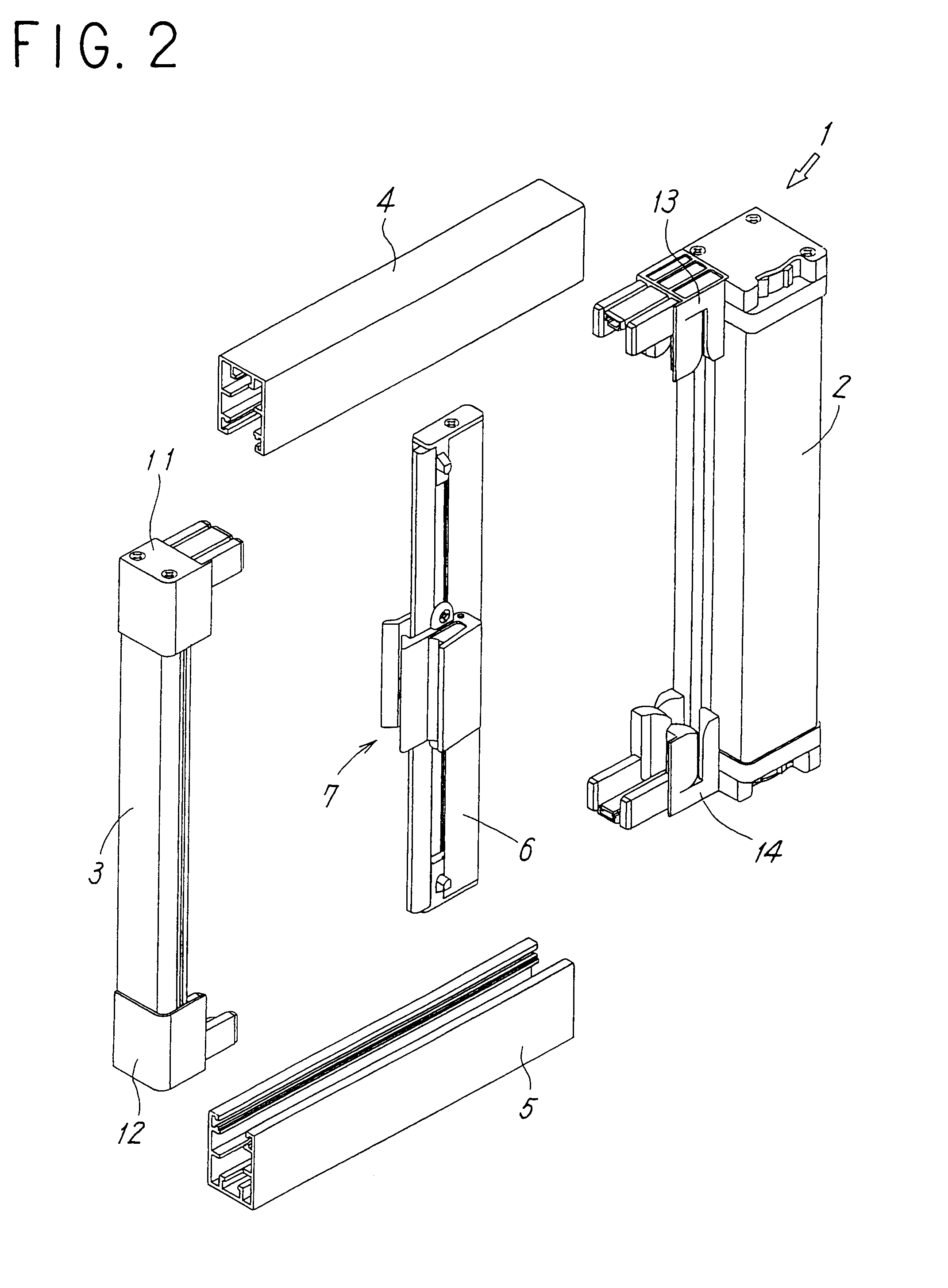 Take up-type screen device whose lock is releasable from either inside or outside