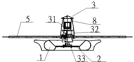 Self-floating type impeller aerator